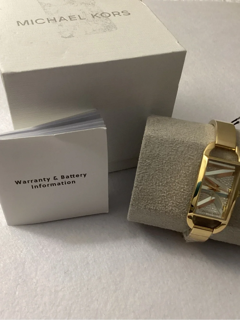 Michael Kors MK Empire Three-Hand Gold-Tone Stainless Steel Watch 22mm